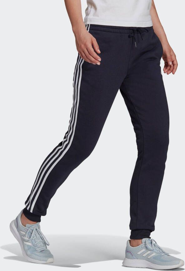 Adidas Performance Sportbroek ESSENTIALS FLEECE 3STREPEN BROEK