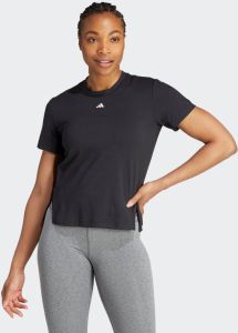 Adidas s2t gym logo sportshirt zwart dames