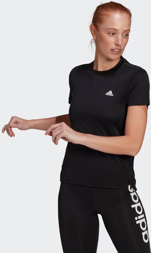 Adidas Performance T-shirt AEROREADY DESIGNED 2 MOVE SPORT 3-STREPEN