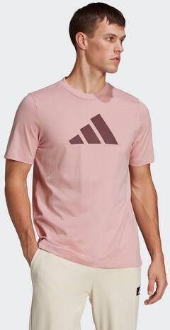 Adidas Toekomstige iconen logo T-shirt Pink Heren