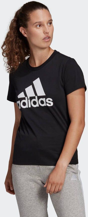 Adidas Zwarte T-shirts en Polos met Loungewear Zwart Dames