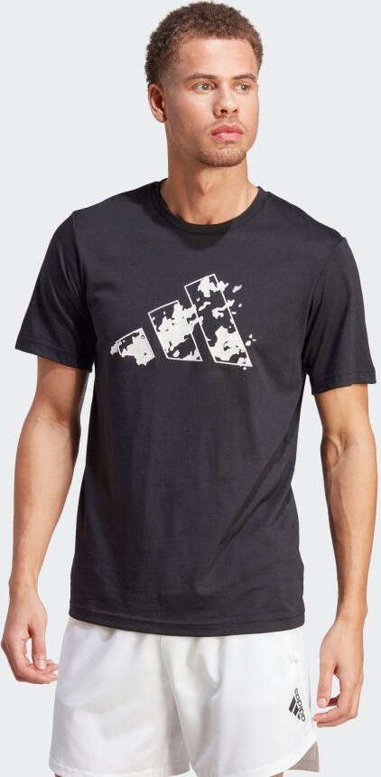 Adidas Performance T-shirt TRAIN ESSENTIALS SEASONAL TRAINING GRAPHIC