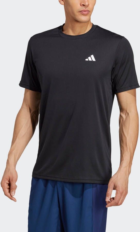 Adidas train essentials training sportshirt zwart heren