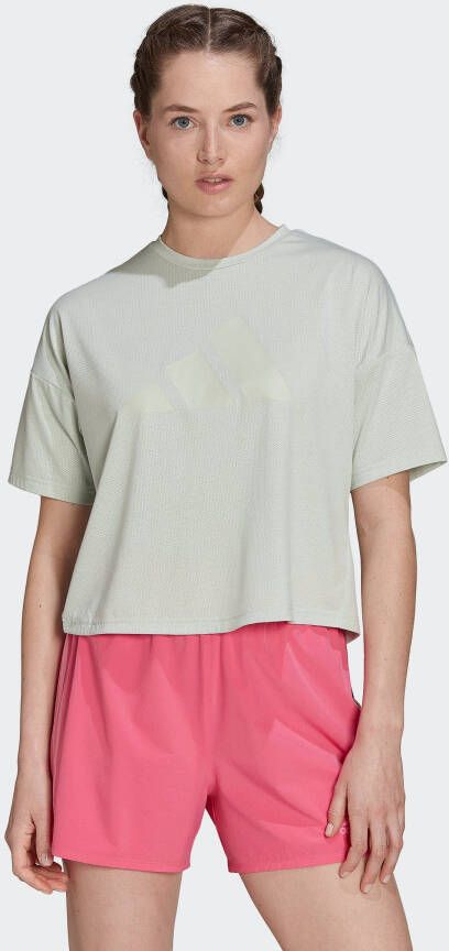 Adidas Performance T-shirt TRAIN ICONS 3 BAR LOGO
