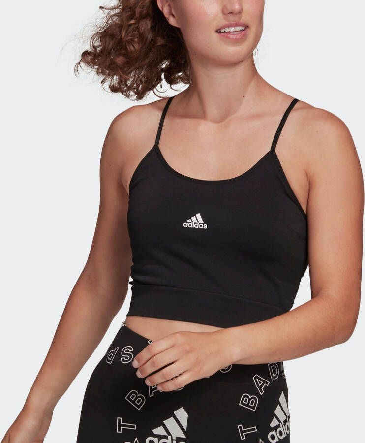Adidas Performance Tanktop ADIDAS AEROKNIT SEAMLESS CROPTOP