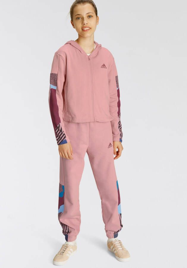 Adidas Sportswear Wildshape Print Katoenen Trainingspak
