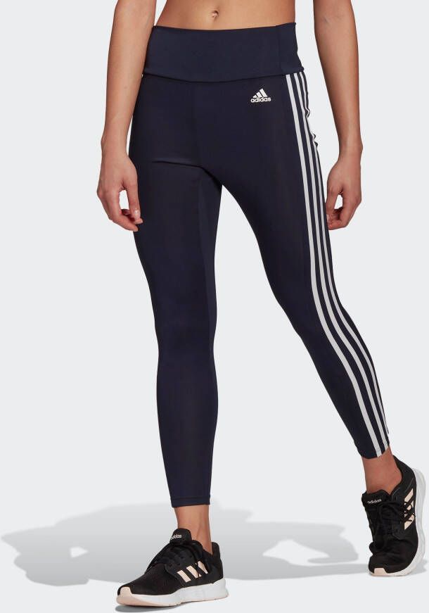 Adidas Performance Trainingstights DESIGNED TO MOVE HIGH-RISE 3 STREPEN SPORT 7 8-TIGHT