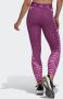 Adidas Performance Trainingstights HYPERGLAM TechFIT HIGH-waisted zebra 7 8-TIGHT - Thumbnail 2