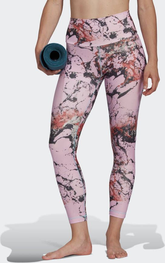 Adidas Performance Trainingstights YOGA ESSENTIALS PRINT 7 8-TIGHT