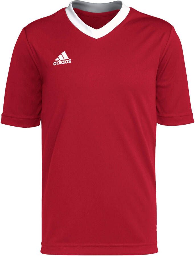 Adidas Perfor ce junior voetbalshirt rood Sport t-shirt Gerecycled polyester Ronde hals 164