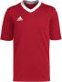 Adidas Performance junior voetbalshirt rood Sport t-shirt Jongens Meisjes Gerecycled polyester Ronde hals 152 - Thumbnail 1