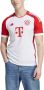Adidas Shirt Bayern 1e Thuisshirt 23 24 Wit T-shirt met Rits Jongens - Thumbnail 1