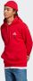 Adidas Essentials Fleece Hoodie voor Heren Rood Heren - Thumbnail 1