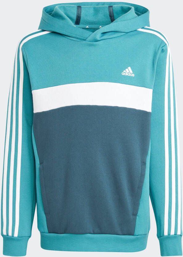 Adidas Sportswear Tiberio 3-Stripes Colorblock Fleece Hoodie Kids