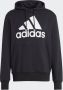 Adidas Zwarte French Terry hoodie met groot logo voor heren Black Heren - Thumbnail 1