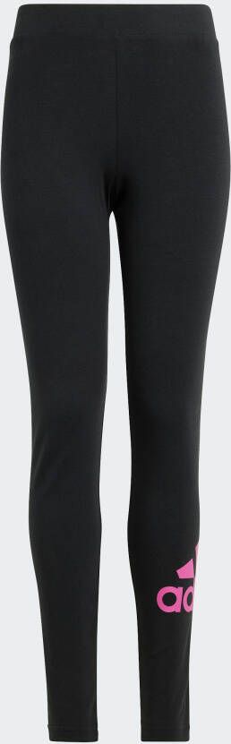 Adidas Sportswear legging zwart fuchsia Broek Meisjes Gerecycled polyester (duurzaam) 128