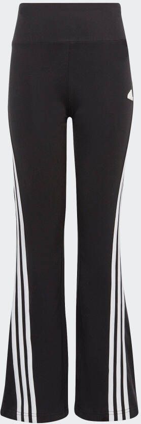 Adidas Sportswear Legging FUTURE ICONS 3-STRIPE cotton flared TIGHT (1-delig)