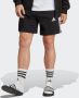 Adidas Performance Shorts Zwart Essentials 3 Strepen Black Heren - Thumbnail 1