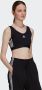 Adidas Sportswear Sport-bh ESSENTIALS REMOVABLE PADS 3-STRIPES CROPTOP (1-delig) - Thumbnail 2