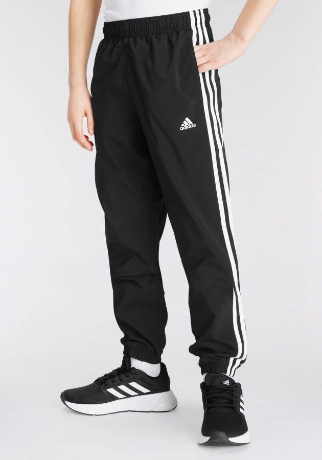 Adidas Sportswear joggingbroek zwart wit Gerecycled polyester 164