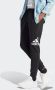 Adidas Zwarte Essentials Fleece Tapered Cuff Big Logo Sweatpants Zwart Heren - Thumbnail 2