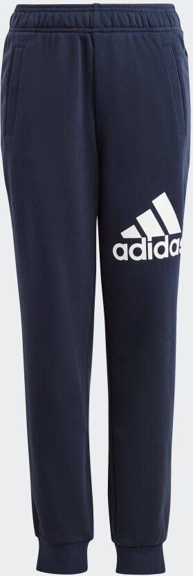 Adidas Sportswear joggingbroek donkerblauw Katoen Logo 152