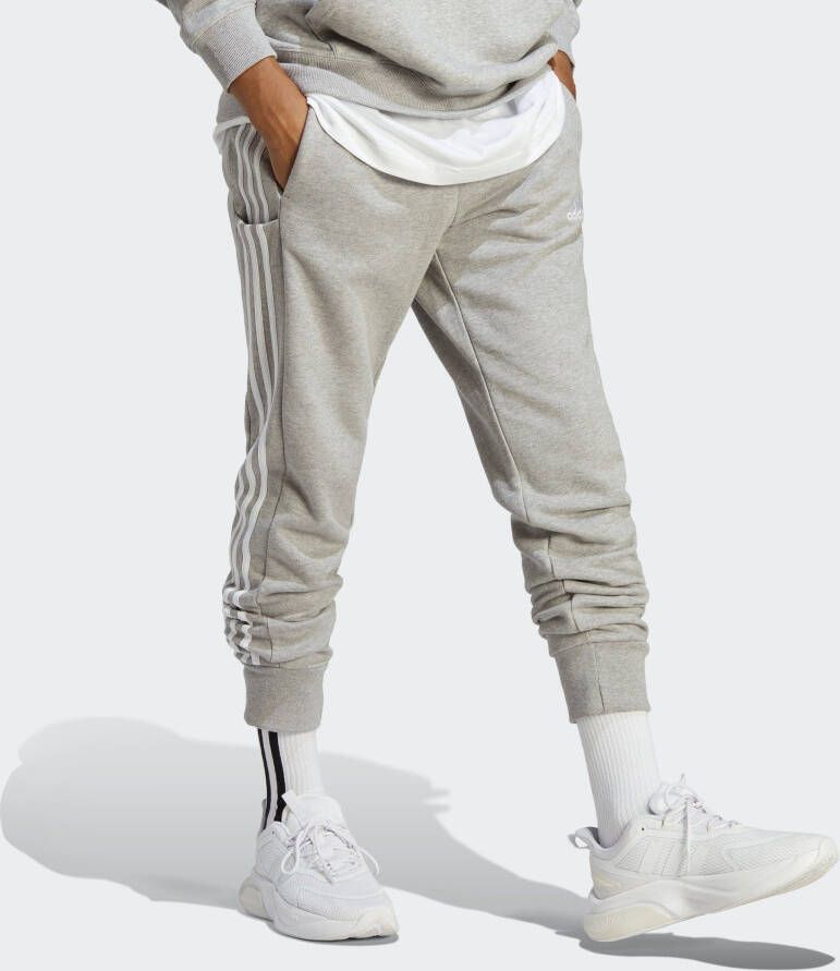 Adidas Sportswear Sportbroek Essentials French Terry tapered boord 3-strepen broek (1-delig)