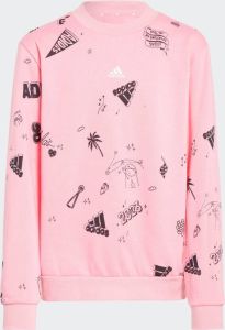 Adidas Sportswear Sweatshirt BRAND LOVE ALLOVER PRINT KIDS