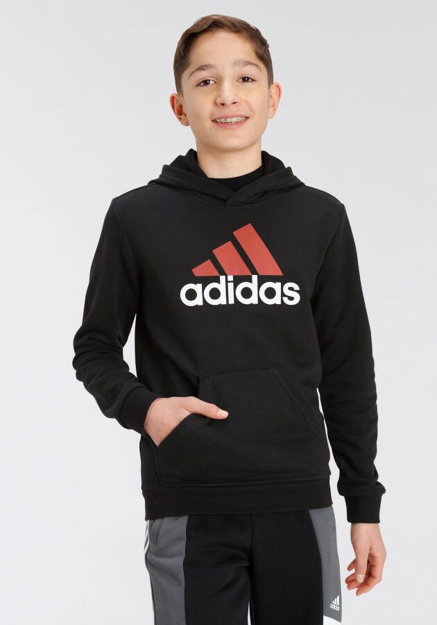 Adidas Sportswear hoodie zwart rood wit Sweater Logo 176