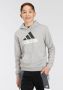 Adidas Sportswear Essentials Two-Colored Big Logo Katoenen Hoodie - Thumbnail 1