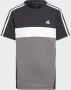 Adidas Sportswear T-shirt zwart grijs wit Katoen Ronde hals Meerkleurig 128 - Thumbnail 1