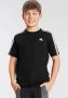 Adidas Sportswear T-shirt zwart wit Katoen Ronde hals Effen 140 - Thumbnail 1