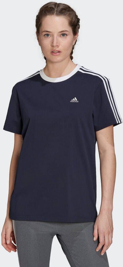 Adidas 3-Stripes Badge of Sport T-Shirt Legend Ink White- Dames Legend Ink White