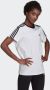 Adidas 3-Stripes Badge of Sport T-Shirt White Black- Dames White Black - Thumbnail 1