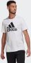 Adidas Essentials Single Jersey Big Logo T-Shirt Wit Heren - Thumbnail 11