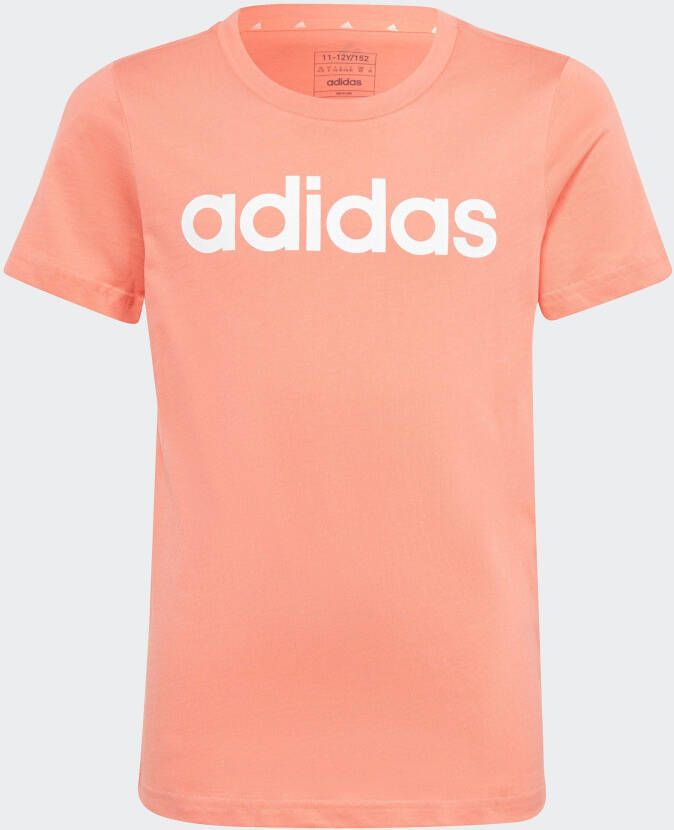 Adidas Sportswear Essentials Linear Logo Katoenen Slim-Fit T-shirt