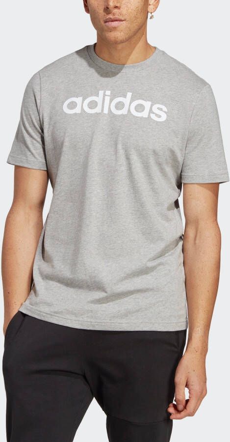 Adidas Sportswear Essentials Single Jersey Linear Geborduurd Logo T-shirt