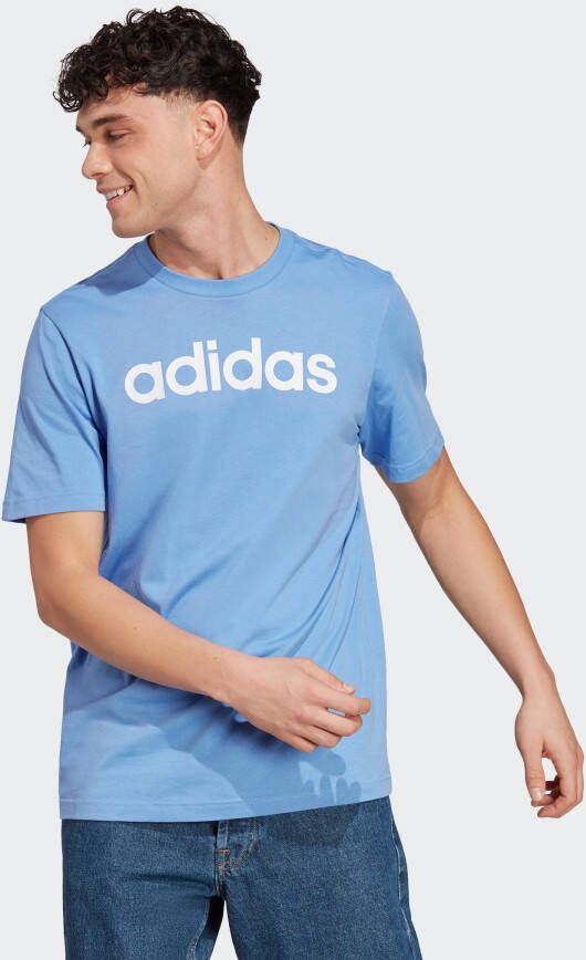 Adidas Sportswear T-shirt ESSENTIALS SINGLE JERSEY LINEAR EMBROIDERED LOGO