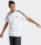 Adidas Sportswear Essentials Single Jersey 3-Stripes T-shirt - Thumbnail 1