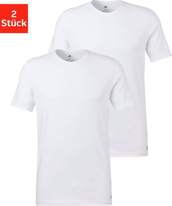 adidas Sportswear T-shirt "Active Flex Cotton" (2-delig Set van 2)
