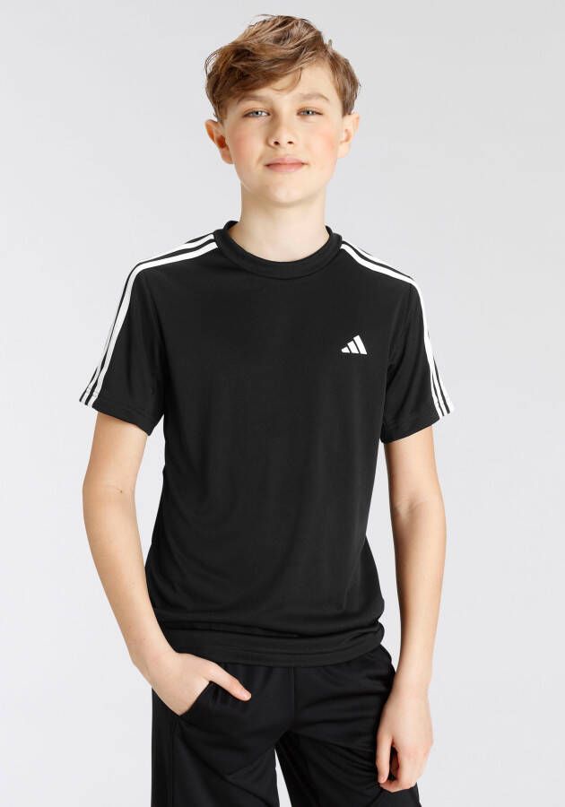 Adidas Sportswear sportshirt zwart wit Sport t-shirt Polyester Ronde hals 140