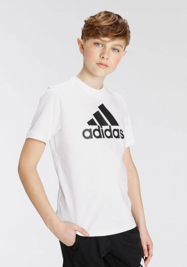 Adidas Sportswear T-shirt wit zwart Katoen Ronde hals Logo 176