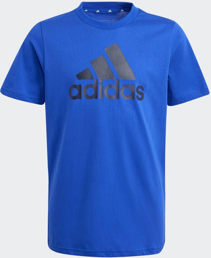 Adidas Sportswear T-shirt kobalt donkerblauw Katoen Ronde hals 164