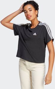 Adidas Sportswear Essentials 3-Stripes Single Jersey Croptop