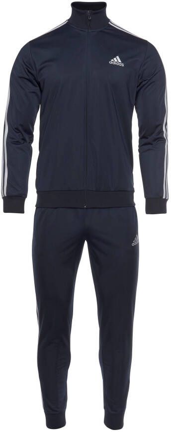 Adidas primegreen essentials 3-stripes trainingspak blauw heren