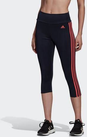 Adidas Trainingstights DESIGNED TO MOVE HIGH RISE 3 STREPEN SPORT 3 4 TIGHT