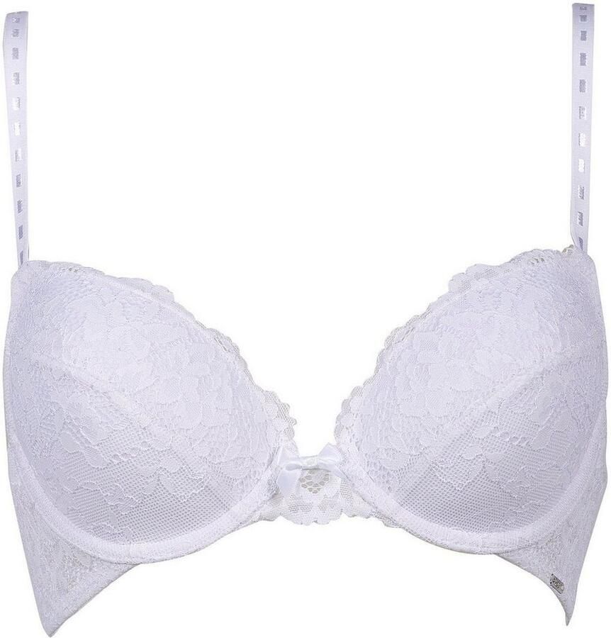 After Eden Beha met externe band MOLLY halve cup met beugel verstelbare bandjes met kant met strik - Foto 2