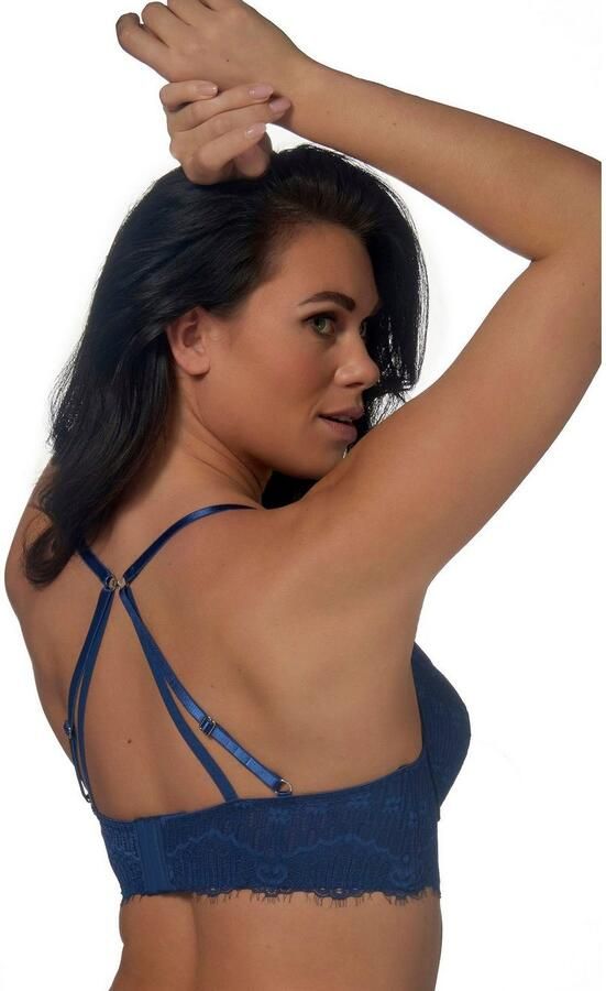 After Eden Lange bh Topaz met kant met cup met beugel verstelbare bandjes cut-out voorkant - Foto 6