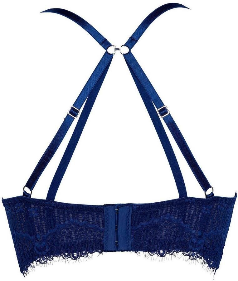 After Eden Lange bh Topaz met kant met cup met beugel verstelbare bandjes cut-out voorkant - Foto 3