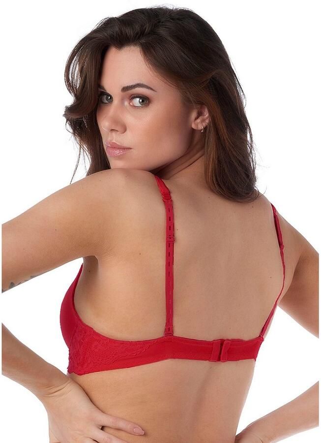 After Eden T-shirt-bh Jill met cup met beugel verstelbare bandjes met kant vrouwelijk - Foto 3